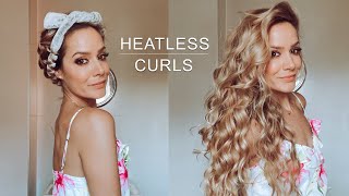 Heatless Curls Tutorial  Shonagh Scott [upl. by Maibach249]