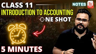 Introduction to Accounting class 11 ONE SHOT  Accounts chapter 1  Gaurav Jain [upl. by Sadie224]