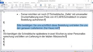 Geschäftsbrief DIN 5008  Die Bestellung [upl. by Thibaut]