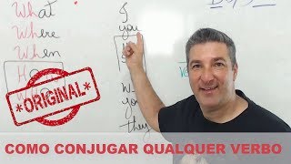 COMO CONJUGAR QUALQUER VERBO EM INGLÊS  AULA 02  TEMPO PASSADO [upl. by Iddo]