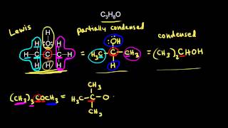 Condensed structures  Structure and bonding  Organic chemistry  Khan Academy [upl. by Nnyliram]