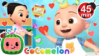 I Love My Family Friends and Pets Valentines Day ♥  MORE CoComelon Nursery Rhymes amp Kids Songs [upl. by Atiruam]