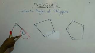 How to Use a Protractor  Measure Angles  Polygons [upl. by Wiltz]