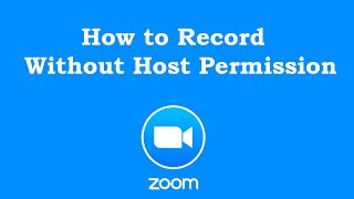 How to Record Zoom Meeting without Permission [upl. by Shandie161]