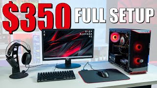 350 FULL PC Gaming Setup and How To Upgrade It Over Time [upl. by Waugh]