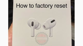 How to Reset AirPods Pro to Factory Settings StepbyStep Guide for AirPods 1 2 3 4 Pro amp Pro 2 [upl. by Emanuela395]