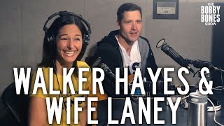 Walker Hayes Brings His Wife Laney To A Radio Interview [upl. by Ernie]