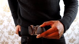 Louis Vuitton LV Initiales 40mm Reversible Belt Review [upl. by Sutniuq]