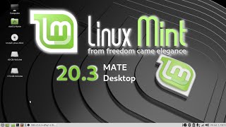 Linux Mint 203 Mate Desktop 2022 [upl. by Rafaello]