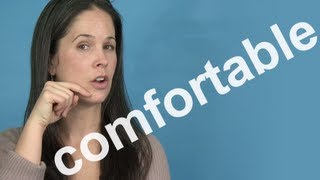 How to Pronounce COMFORTABLE  AMERICAN ENGLISH PRONUNCIATION [upl. by Fulks]