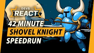 Shovel Knight Developers React to 42 Minute Speedrun [upl. by Esinrahc]