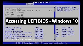 How to Access UEFI BIOS Setup on Windows 10 [upl. by Roana]