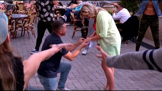 Perfectly Executed Flash Mob Proposal In Las Vegas She Was SHOCKED [upl. by Mann620]