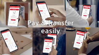 Transfer Money Easily Mobile Payment Services  BankMuscat [upl. by Bulley]