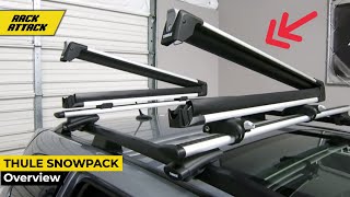 Thule SnowPack Ski amp Snowboard Carrier Overview And Installation [upl. by Airdnassac846]