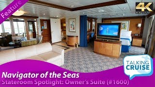 Navigator of the Seas – Owners Suite Tour 1600 [upl. by Eciruam]