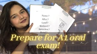 HOW TO SCORE FULL MARKS IN GERMAN A1 ORAL EXAM  GOETHE ZERTIFIKAT A1  START DEUTSCH A1 [upl. by Casady845]