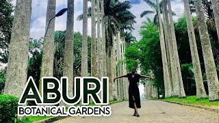 Full Tour of The BEAUTIFUL ABURI BOTANICAL GARDENS in Eastern Region Ghana [upl. by Nivlad]