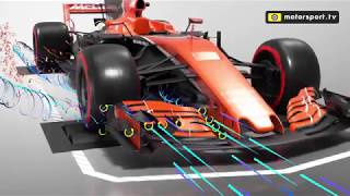 Formula 1 airflow explained  3D ANIMATION [upl. by Ainolloppa356]