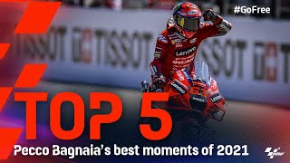 Pecco Bagnaias Top 5 Moments of 2021 [upl. by Conant573]