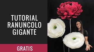 Tutorial Fiori Giganti Ranuncolo [upl. by Ilyah]