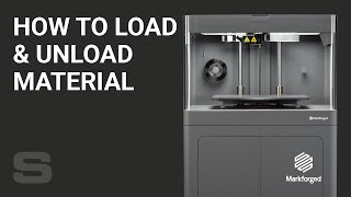 How to Load amp Unload Material in a Markforged Printer [upl. by Jacie]