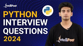 Python Interview Questions  Python Tutorial  Intellipaat [upl. by Laeynad]