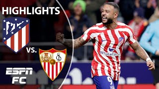 Atletico Madrid vs Sevilla  La Liga Highlights  ESPN FC [upl. by Campbell]