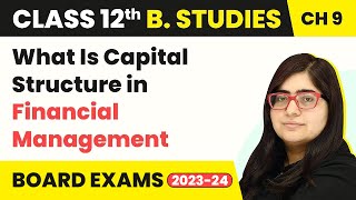 What Is Capital Structure in Financial Management  Class 12 Business Studies Chapter 9 [upl. by Niad]