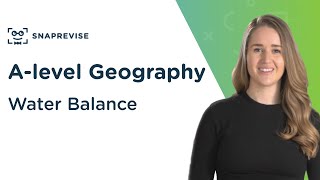 Water Balance  Alevel Geography  OCR AQA Edexcel [upl. by Evad262]