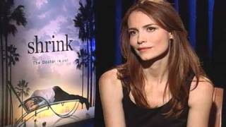 Shrink  Exclusive Saffron Burrows Interview [upl. by Adnirual378]