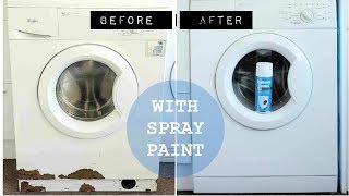 Painting a Washing Machine Rustoleum Appliance Enamel Review [upl. by Chor]