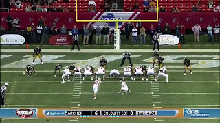 GHSA 6A Final Colquitt County vs Archer  Dec 13 2014 [upl. by Toffey]