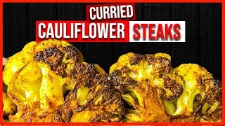 Curried Cauliflower  Roasted curried cauliflower [upl. by Idissak189]