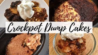 Crockpot Dump Cakes  CROCKTOBER [upl. by Lainad]