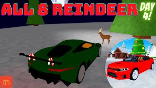 Day 4  ALL REINDEER LOCATIONS Car Dealership Tycoon Christmas 2022 [upl. by Quincy]