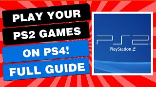 How To Play PS2 Games On PS4 With USB 2022 Full Guide [upl. by Mccall]