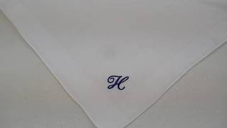 How To Embroider Handkerchief [upl. by Weight825]