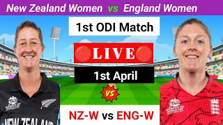 NZ Women Vs Eng Women Live  Nzw Vs Engw  Eng w Vs Nz W  1st ODI  Pitch Report [upl. by Notnelc]