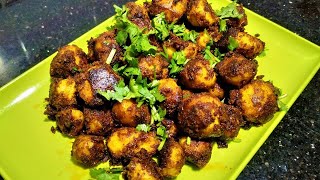 Seppankizhangu roast in Tamil  Seppangkizhangu Fry  சேப்பங்கிழங்கு வறுவல் [upl. by Skerl]