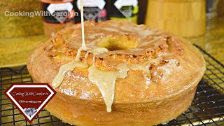 AIR FRYER 7up CREAM CHEESE POUND CAKE with BROWNED BUTTER LEMON ICING Cooking With Carolyn [upl. by Tedmund339]