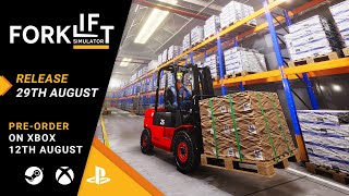 Forklift Simulator  Release Date Announcement [upl. by Padgett100]