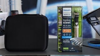 Philips Norelco Multigroom 7000 amp Storage Case Unboxing Tutorial Review amp Grooming Tips [upl. by Hurd394]