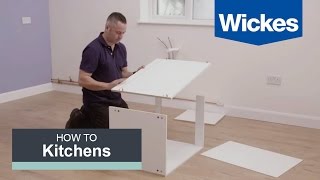 How to Build a Kitchen Cabinet with Wickes [upl. by Eciruam]