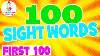 100 SIGHT WORDS for KIDS  Learn Sight Words Fry Words List [upl. by Glovsky]