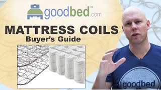 Mattress Coil Types EXPLAINED by GoodBedcom [upl. by Slack170]