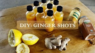 DIY GINGER SHOTS  SisterAv [upl. by Merrielle]