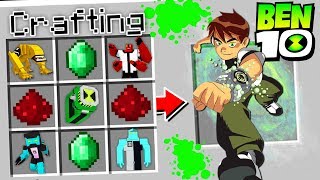 CRAFTING BEN 10 IN MINECRAFT [upl. by Yenwat]