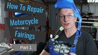 How To Repair Cracked and Broken Motorcycle Fairings Tutorial [upl. by Angelika]