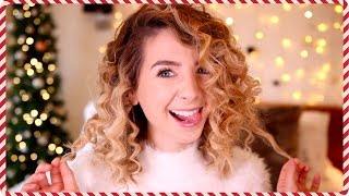 How To  Corkscrew 80s Curls  Zoella [upl. by Dorcy]